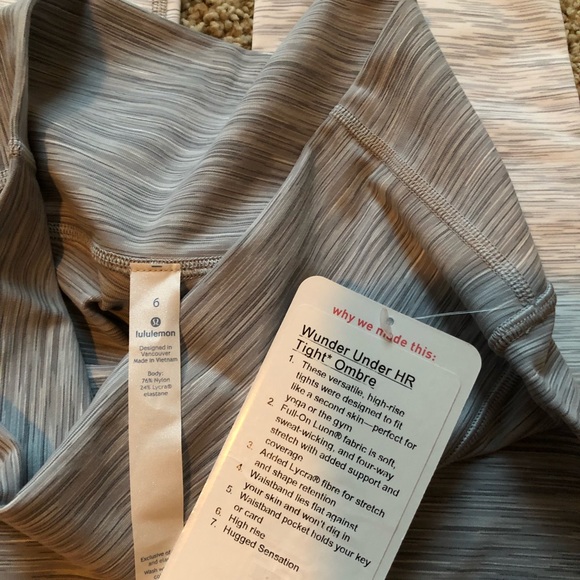 Wunder Under Hi-Rise Tight (Ombre Melange) - Picture 4 of 4